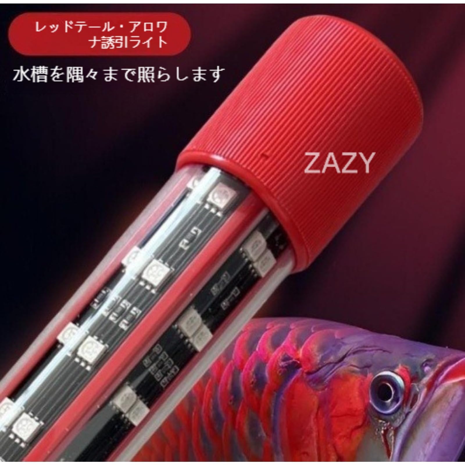 Amazon.co.jp: 【ZAZY】アロワナ用 LED 水槽ライト、防水仕様水中設置