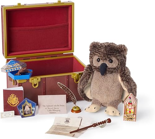 Miniatura 3 de American Girl Harry Potter - Muñeca Hogwarts de 18 pulgadas con búho de peluche, varita, boleto de tren y tintero, para mayores de 6 años
