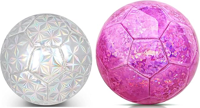 Soccer Balls Size 4- Soccer Balls Size 5 - Kids Youth Teens Outdoors Sports Training Ball Recreation Playing Ball Girls Back to School Birthday Christmas Easter Fun Soccer Gifts