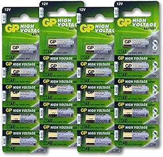 GP A23 12V Alkaline 23-A Replacement Battery - Pack of 20