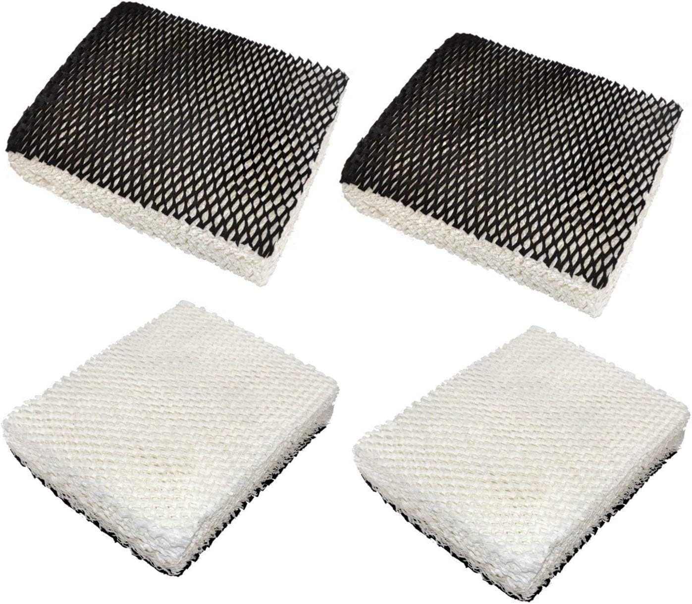 HQRP 4-Pack Humidifier Wick Filter Compatible with Holmes Bionaire 900 / 900CS / 900X / CBW9 Replacement