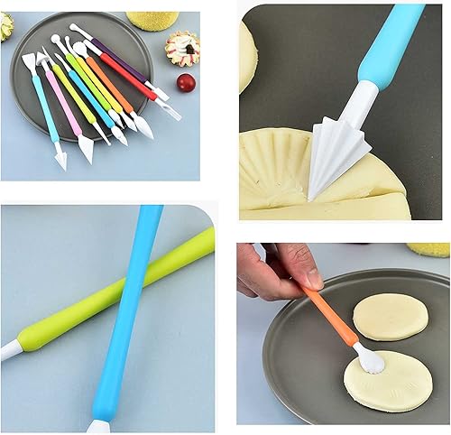 Miniatura 3 de Langqun Herramientas de escultura de arcilla seca al aire, modelado de modelado en relieve para niños y adultos, herramientas de arcilla polimérica