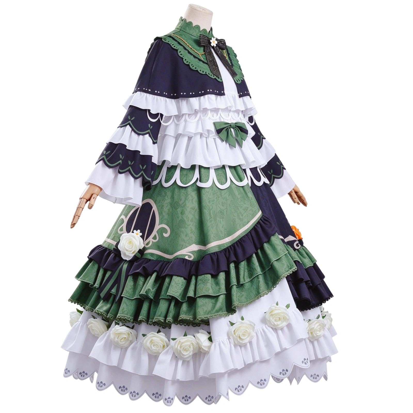 Halloween Kostüm für Erwachsene, Karneval Rollenspiel Cosplay Komplettset – Toono Hanna Stil