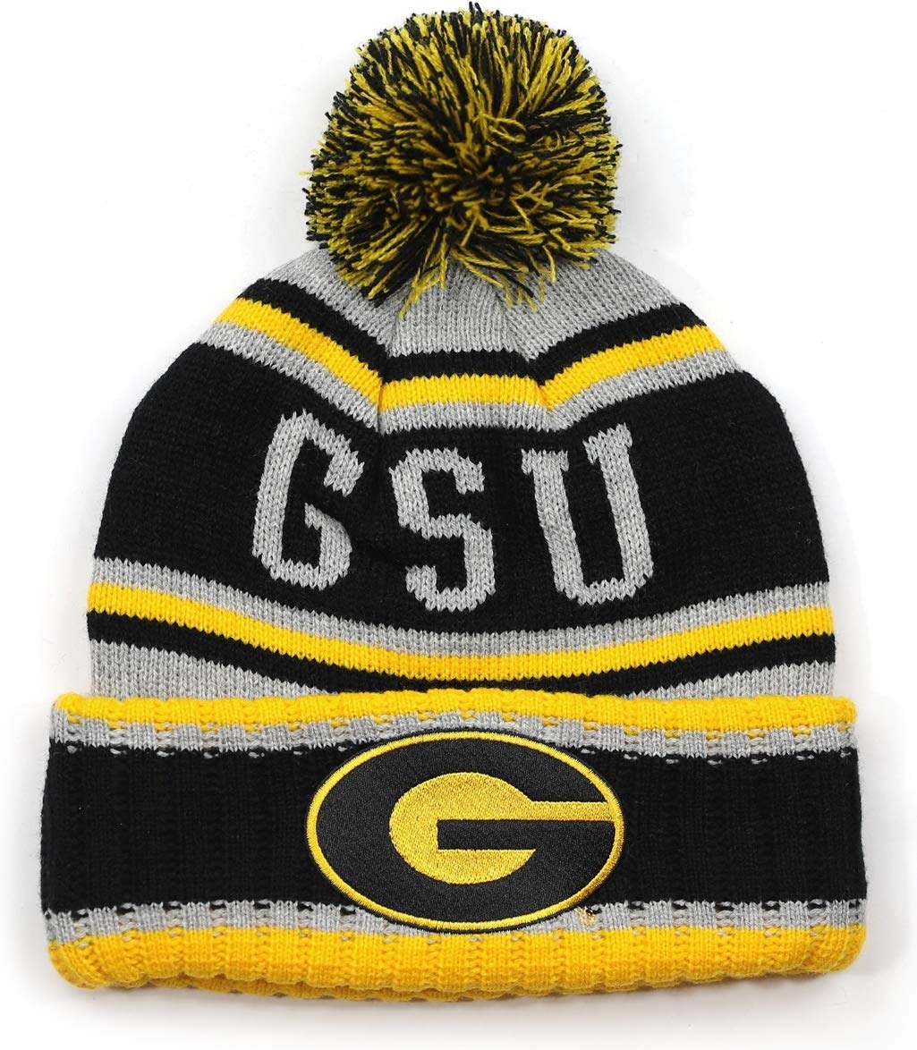Big Boy Grambling State Tigers S251 Beanie with Ball [Black] - ID#7913