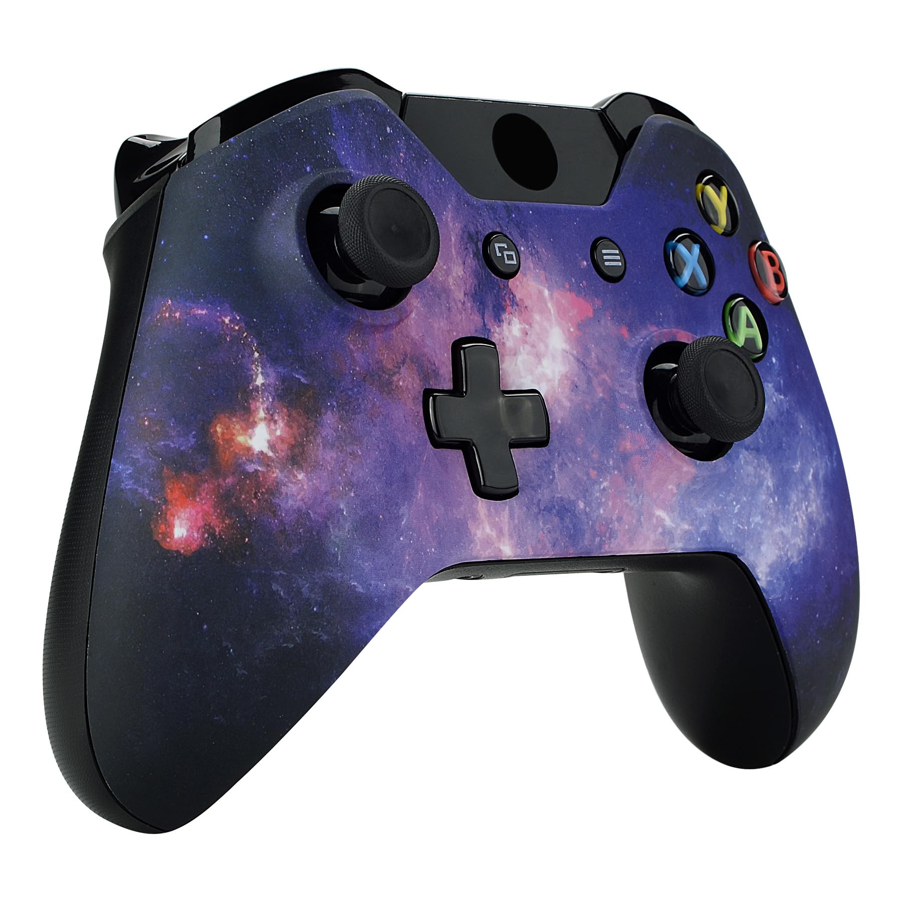 eXtremeRate Coque pour Manette Xbox One, boîtier de Remplacement à Faire soi-même Coque Avant Coque Faceplate Shell Accessoires pour Xbox One Standard Controller Modèle 1537/1697 Ciel étoilé A