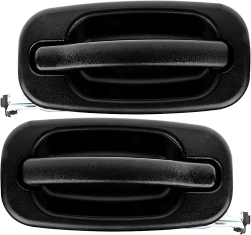 ECCPP Manijas de puerta exteriores exteriores exteriores y traseras del lado del pasajero para 2000-2007 para GMC para Chevy (paquete de 2)