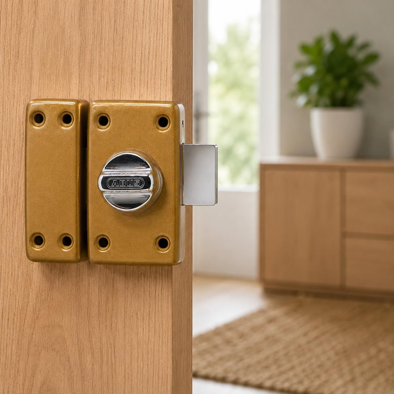 Abus CLK CB 45 B C Verrou classik à Cylindre et Bouton 45 mm Bronze