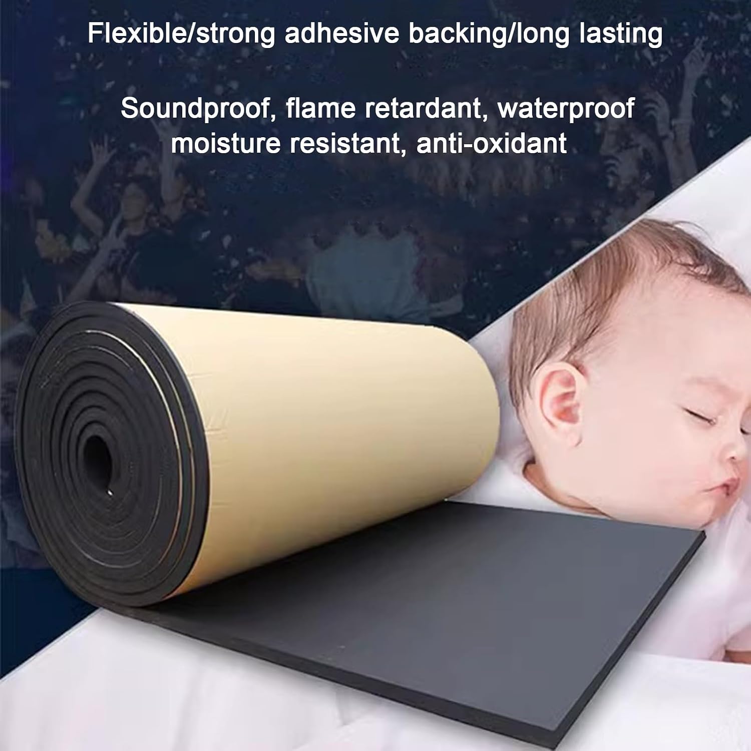 Self-Adhesive Garage Wall Protector - Rubber Corner Guard for Car Parking, Cuttable Foam Bumpers, 1/2/3cm Thick, Interior Column Protection for Warehouse & Garage