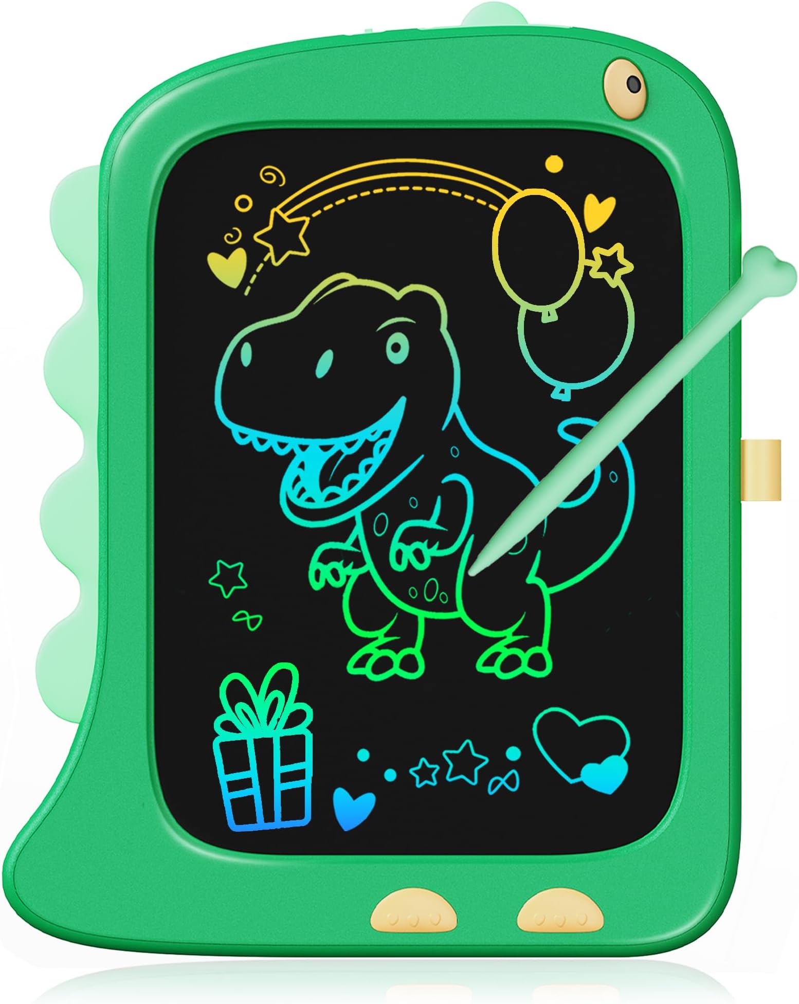 KOKODI LCD Writing Tablet Doodle Board, 3 4 5 6 Year Old Boys Toys Gifts, 8.5 Inch Drawing Pad Airplane Travel Road Trip Essentials, Dinosaur Toddler Kids Games Birthday Christmas Stocking Stuffers
