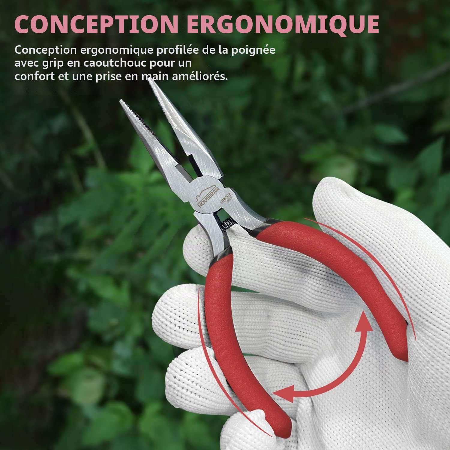 Mini Pince à Bec long,127mm, 5 Paquets,Pince à Bec,Ensemble de Pinces à Bijoux, Pince Plate à Bout Rond, Pince électronique à Bec Effilé, Petite Pince à Bec pour la Fabrication de Bijoux