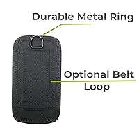 Vista 3 de AGOZ Funda abierta para colgar alrededor del cuello con correa de seguridad desmontable compatible con lector Freestyle Libre 3, Freestyle Libre 2