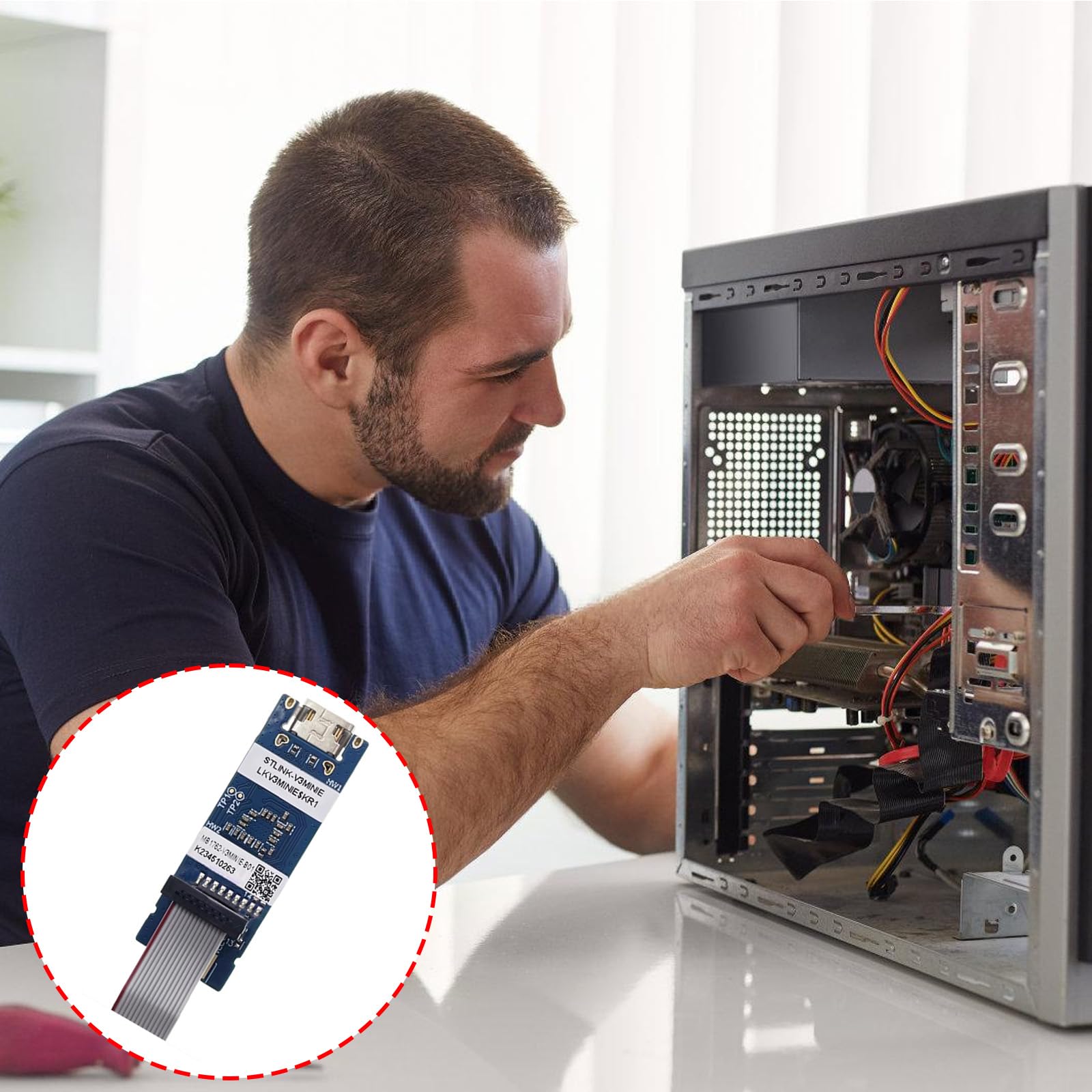 Debugger e Programmatore compatti per STLINK-V3MINIE Schede Sviluppo STLINKV3 per componenti Computer Debugger e Programmatore progetti Hardware