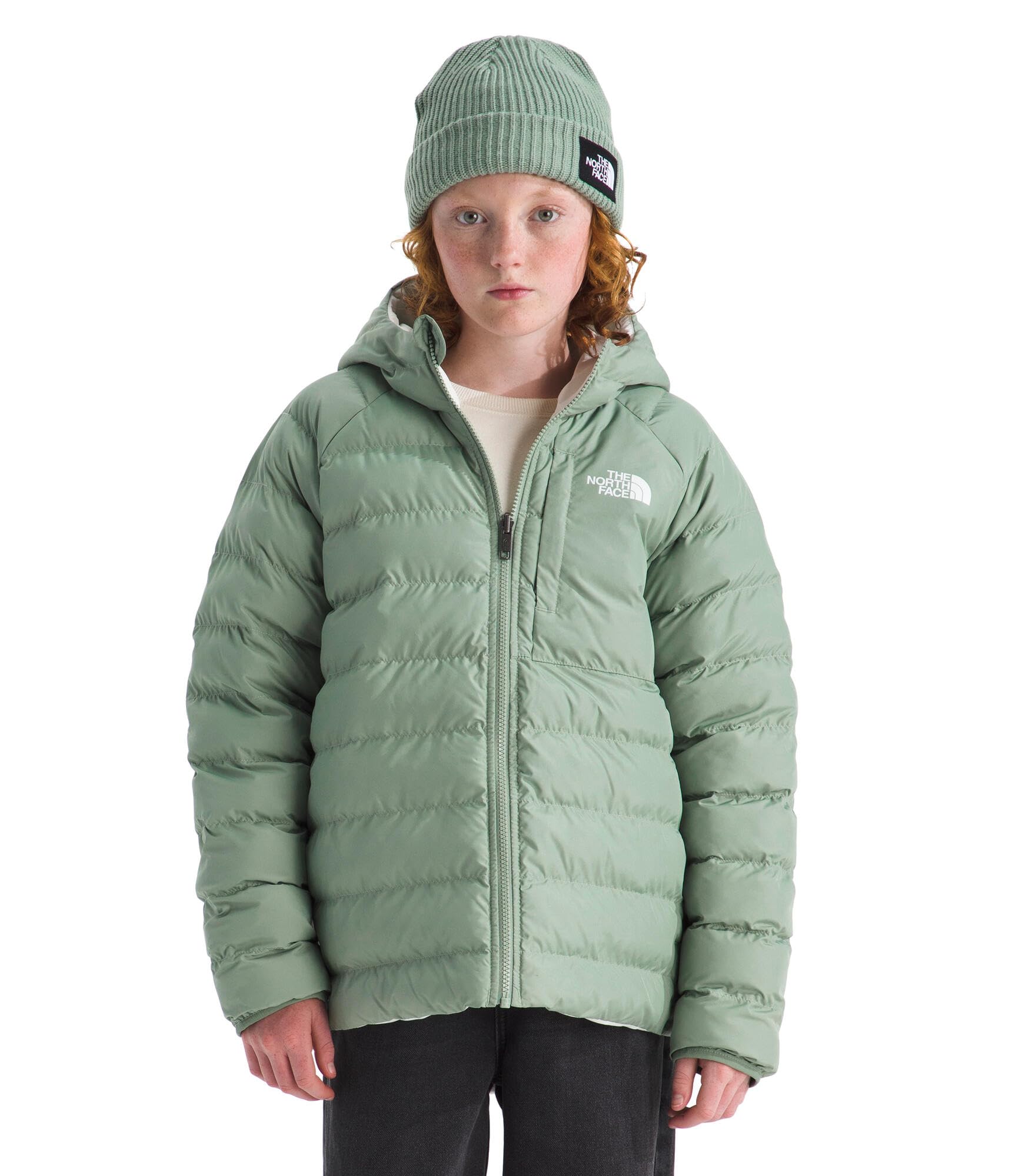 The North Face girls Reversible Perrito Hooded Jacket