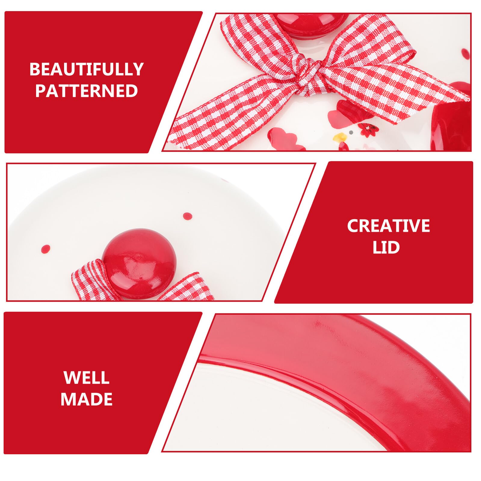 Angoily Assiette à Beurre en Céramique Rouge à Motif Floral en Relief Plat à Goûter Chic pour Beurre et Fromage Vaisselle Pratique pour Goûter et Réunion Familiale