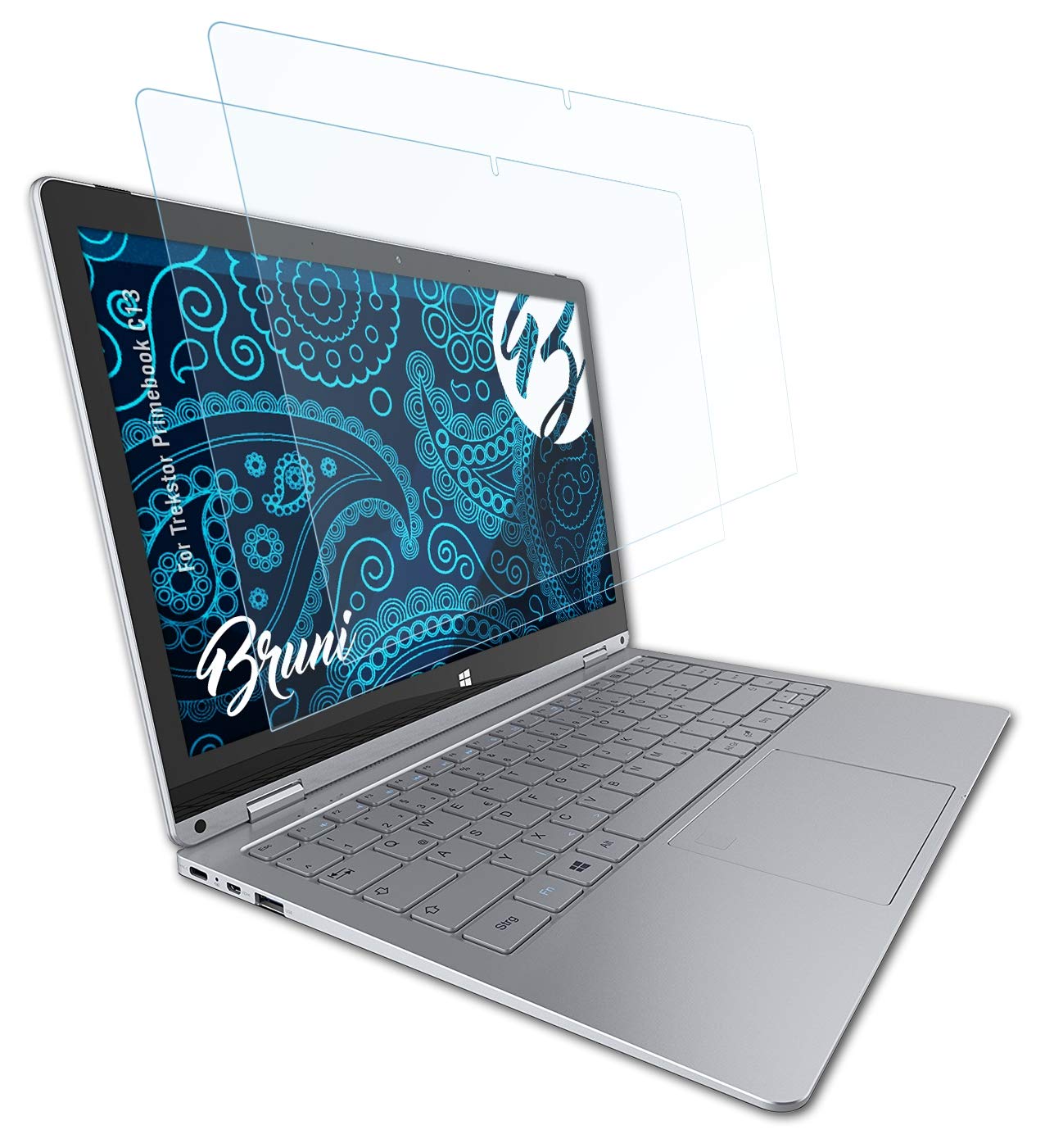 Screen Protector compatible with Trekstor Primebook C13 Protector Film, crystal clear Protective Film (2X)