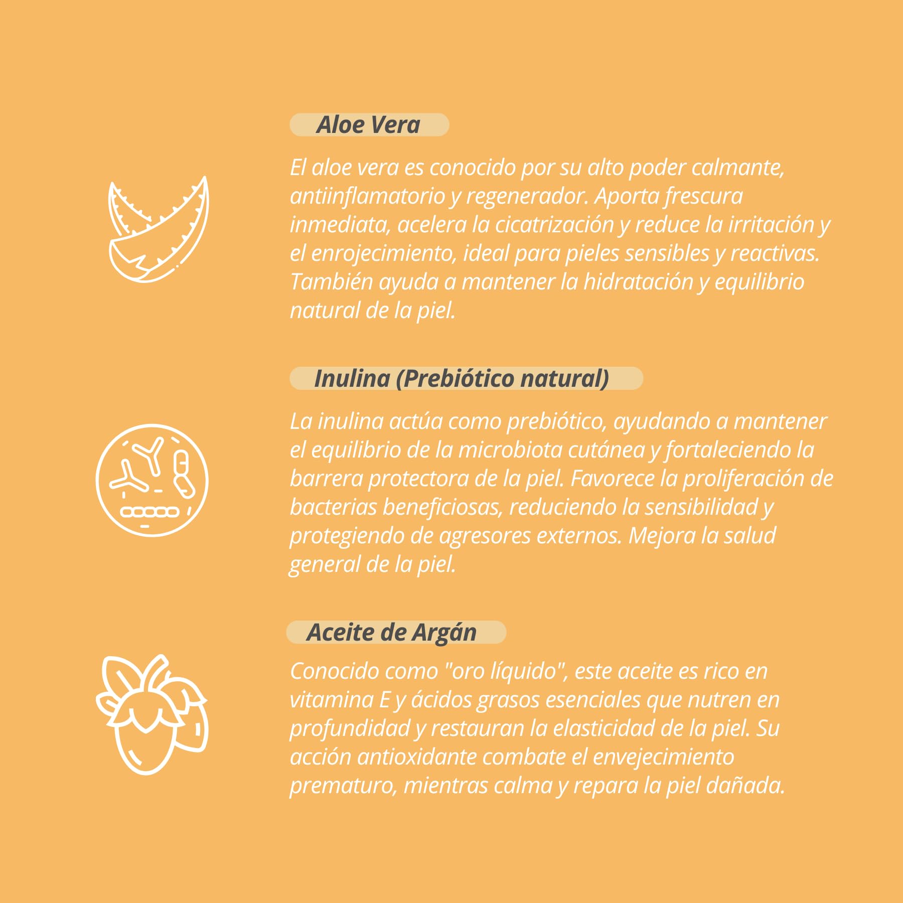 Decolores Crema Facial Natural Calm 50 ml 3 unidades - Pieles Sensibles o Reactivas - Hidrata, Calma y Reduce Rojeces - Con Prebióticos, Probióticos y Ácido Hialurónico - Vegano