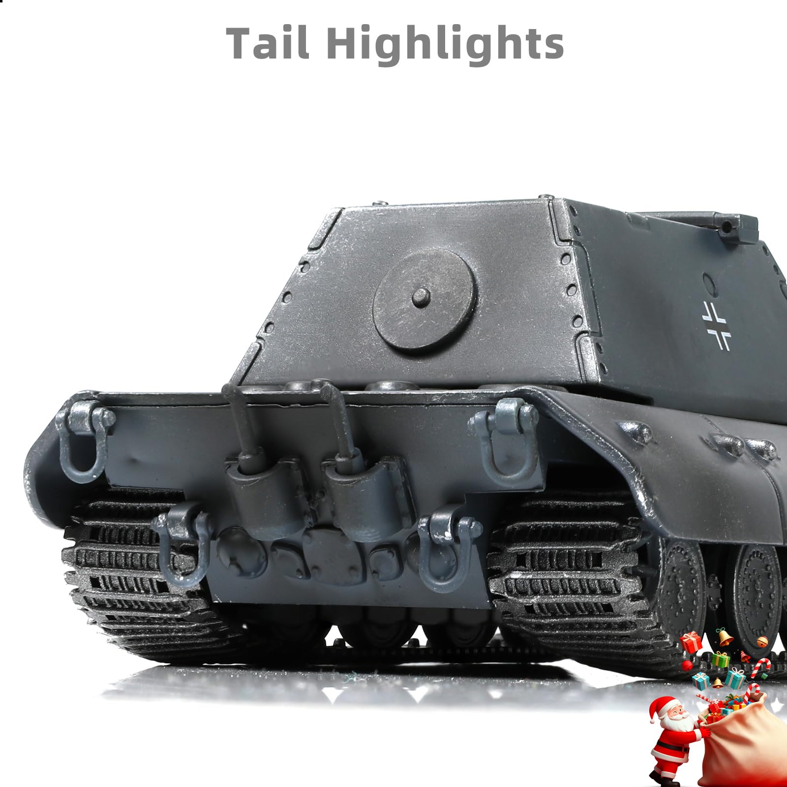 Risopen – Tigre 2 1945 – Char Militaire 1/72 – Alliage Moulé – 15x5,8x4,7 Cm – 0,2 Kg – Collection WWII – Cadeau