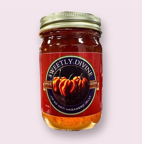 Sweetly Divine Gelatina de pimiento picante - Varios sabores disponibles (Habanero)