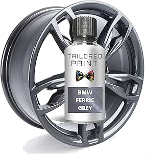 For BMW Ferric Grey Metallic A80 Alloy Wheel Touch Up Paint Chip Curb ...