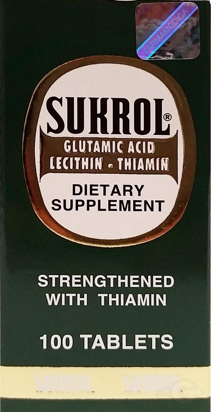 Sukrol Regular Dietary Supplement 100 Tabs - Suplemento Multivitaminico (Pack of 1)