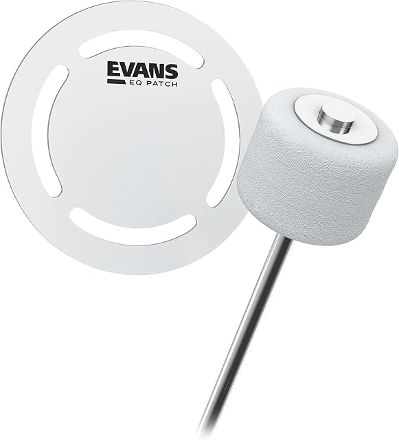 Evans EQPAF1 AF pojedyncza łatka na pedał, biała
