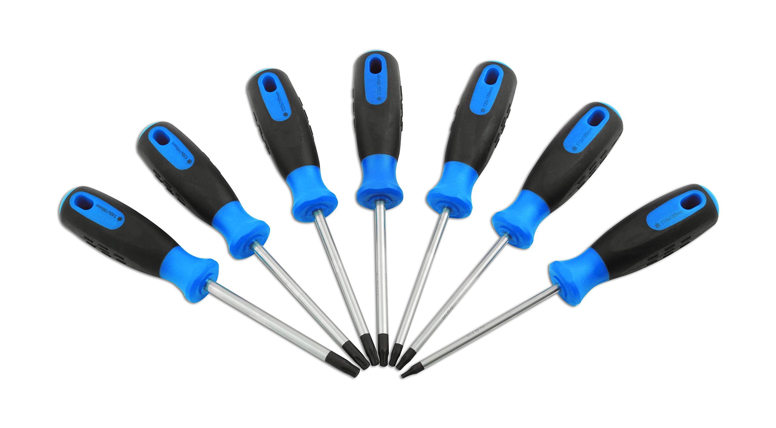 Laser 5984 Star Screwdriver Set 7pc, Black - Image 4