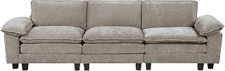 Sofa Plush Comfort Chenille Fabric Upholstery Living1pc Plywood