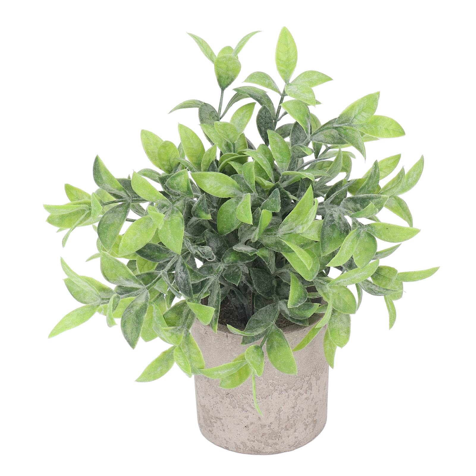 Paquete de 3 Plantas Artificiales de Eucalipto en Macetas de Plástico Falso Vegetación de Escritorio Decorativa Sin Necesidad de Riego para el Hogar Oficina Café Restaurant