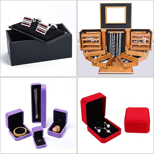 Miniatura 7 de Forro de terciopelo autoadhesivo, tela de fieltro suave y duradera, resistente al agua, multiusos, para manualidades, joyas, cajones, suministros