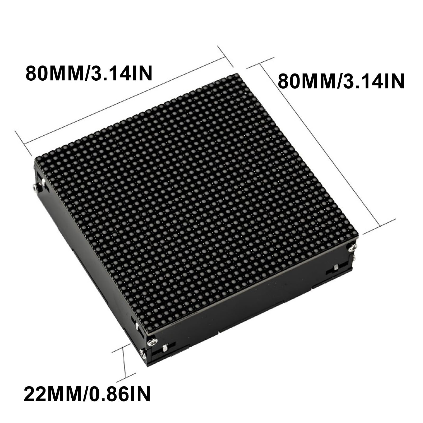 Pantalla LED de 32 x 32 pulgadas, caja de ritmo de efecto de luz reactiva
