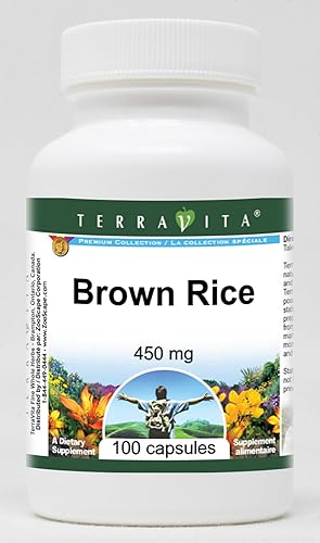 Arroz Integral - 450 mg (100 Cápsulas, ZIN 521310) - Paquete de 3