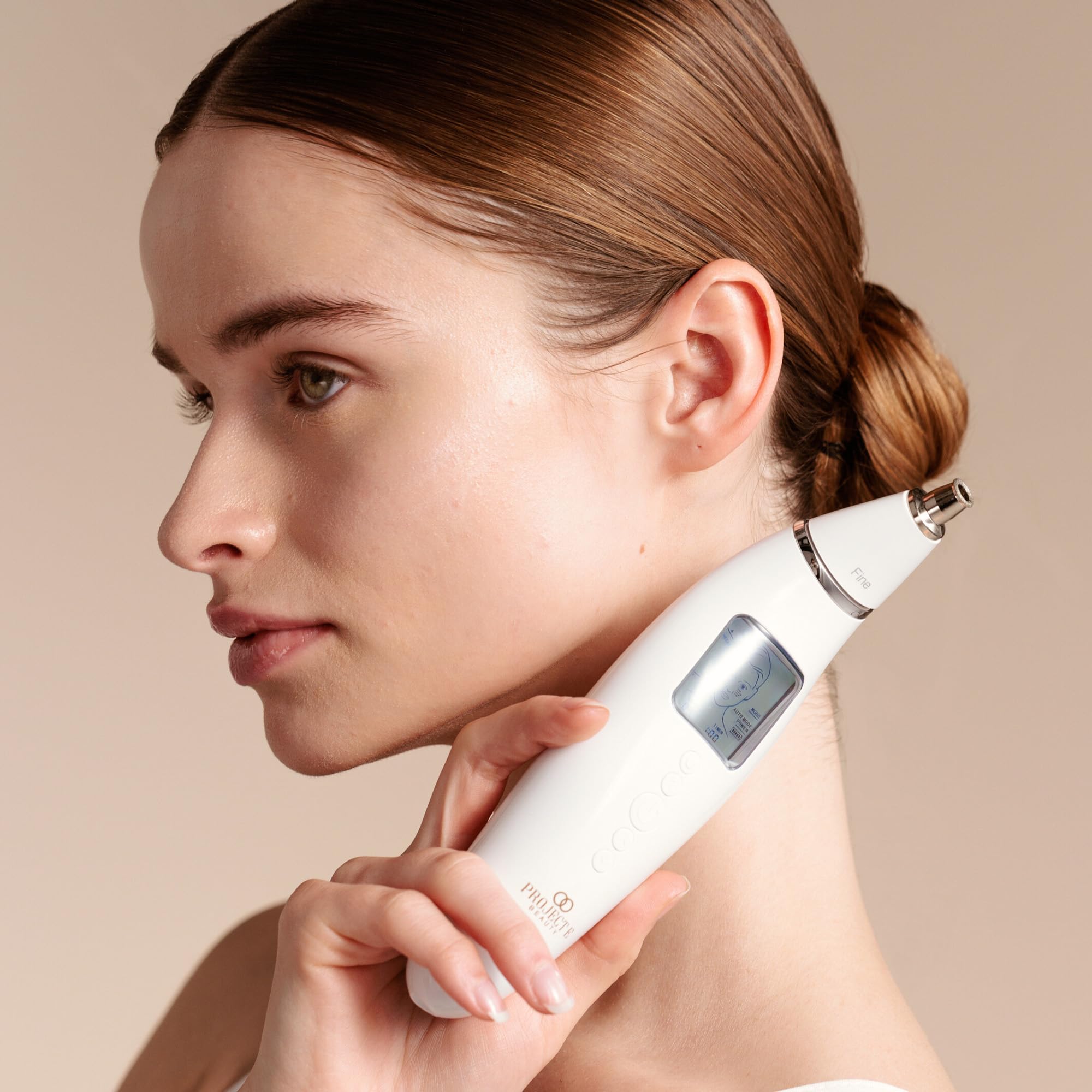 Baguette microdermabrasion visage exfoliation douce anti-rides 4 têtes