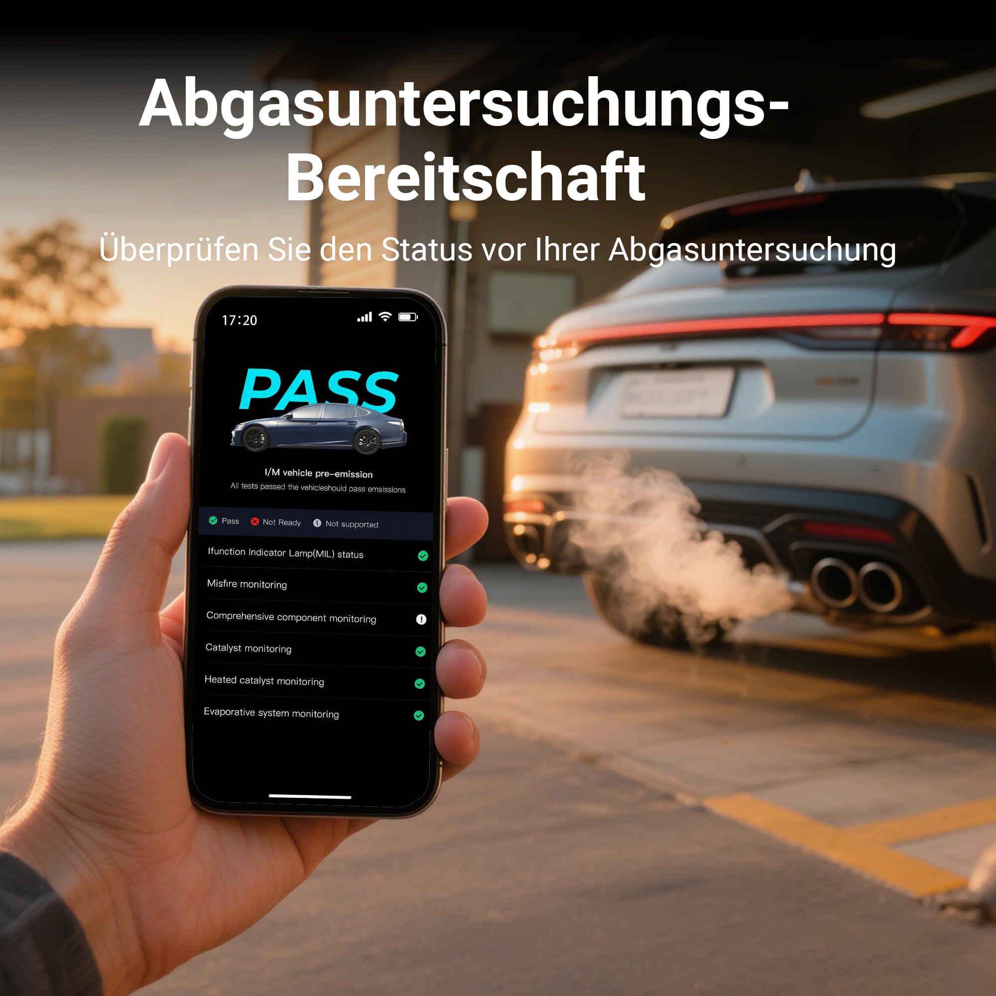 GOOLOO DEEPSCAN DS100 OBD2 Diagnosegerät Bluetooth Vollsystem-Diagnosegerät mit Auto-Codeleser, 6+ Hot Reset(Öl/Throttle/EPB/TPMS/BMS/DPF), Reparatur-Guide, Motor-Check, für iOS/Android