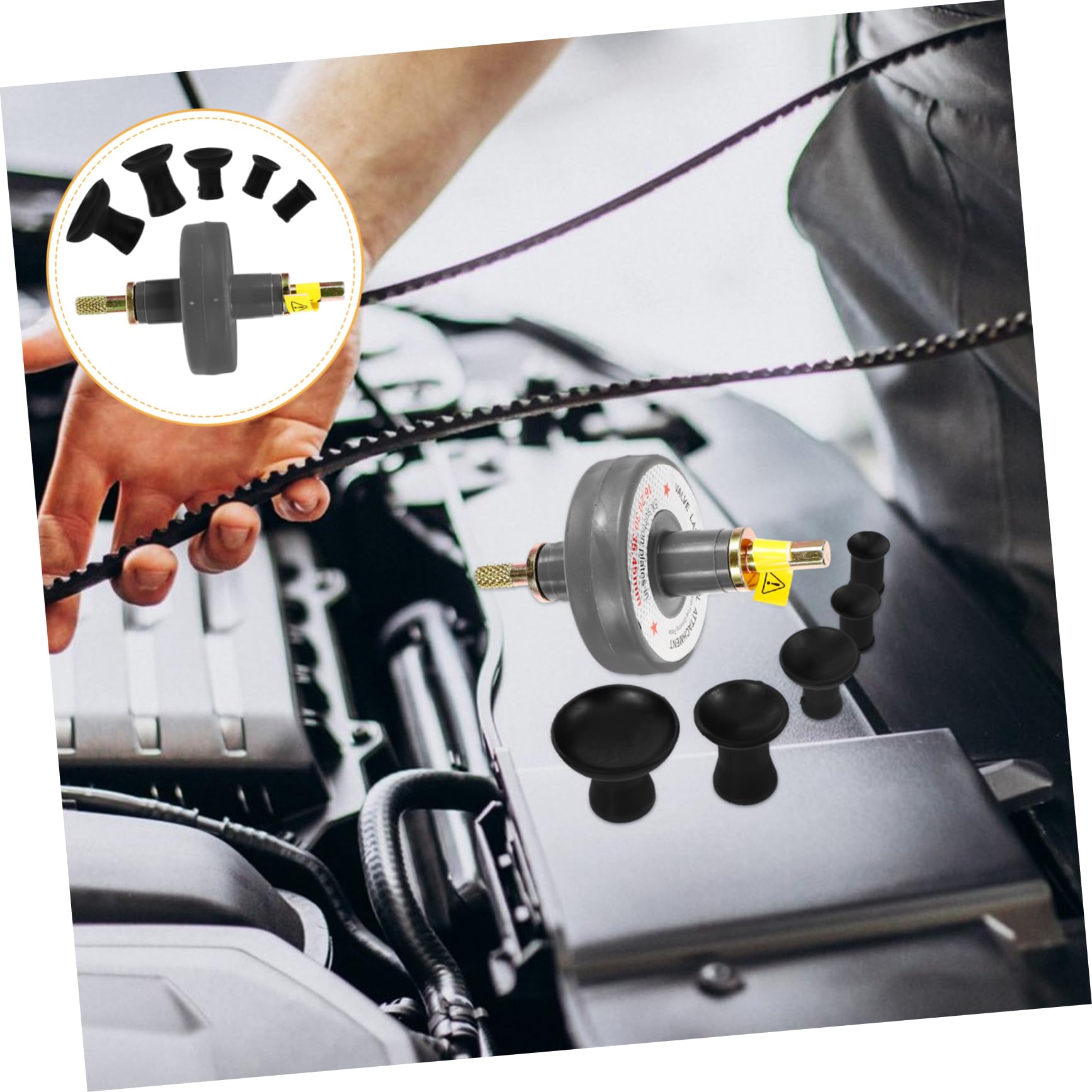 2pezzi Strumento Di Riparazione Valvole Pneumatico Per Auto Utensile Per Smerigliatura Precisione Per Valvole Del Motore Riparazioni Veloci e Facili Per Meccanici e Proprietari Di