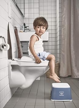 BabyBjorn Step Stool, Deep Blue/White