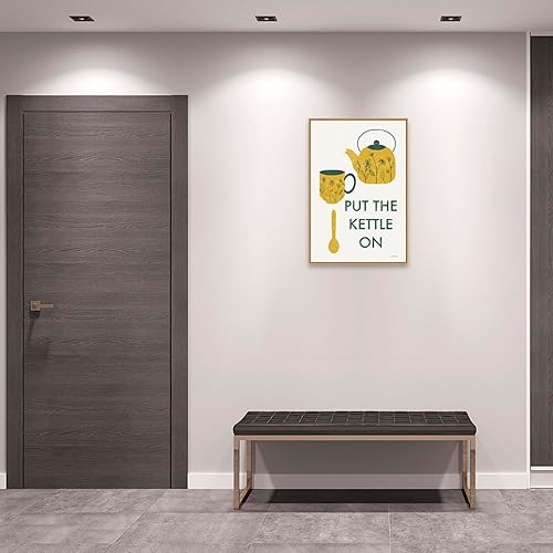 Miniatura 6 de Amanti Art Framed Canvas Wall Art 33x23 Retro Kitchen Coffee IV by Becky Thorns, Framed Wall Art Canvas, Cuisine Artwork, Modern Contemporary Decor,