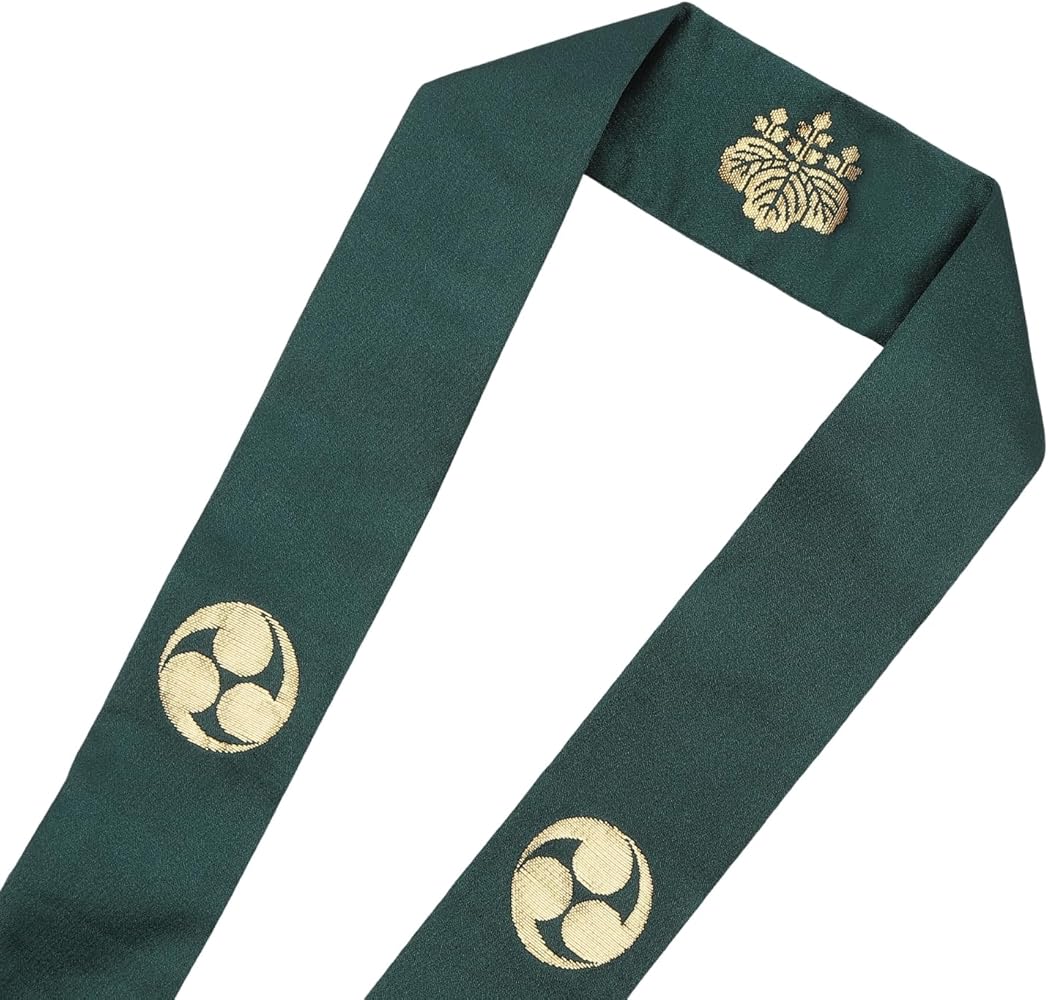 Amazon.co.jp: 輪袈裟 高野山真言宗宗紋入 緑 遍路用品 お遍路グッズ