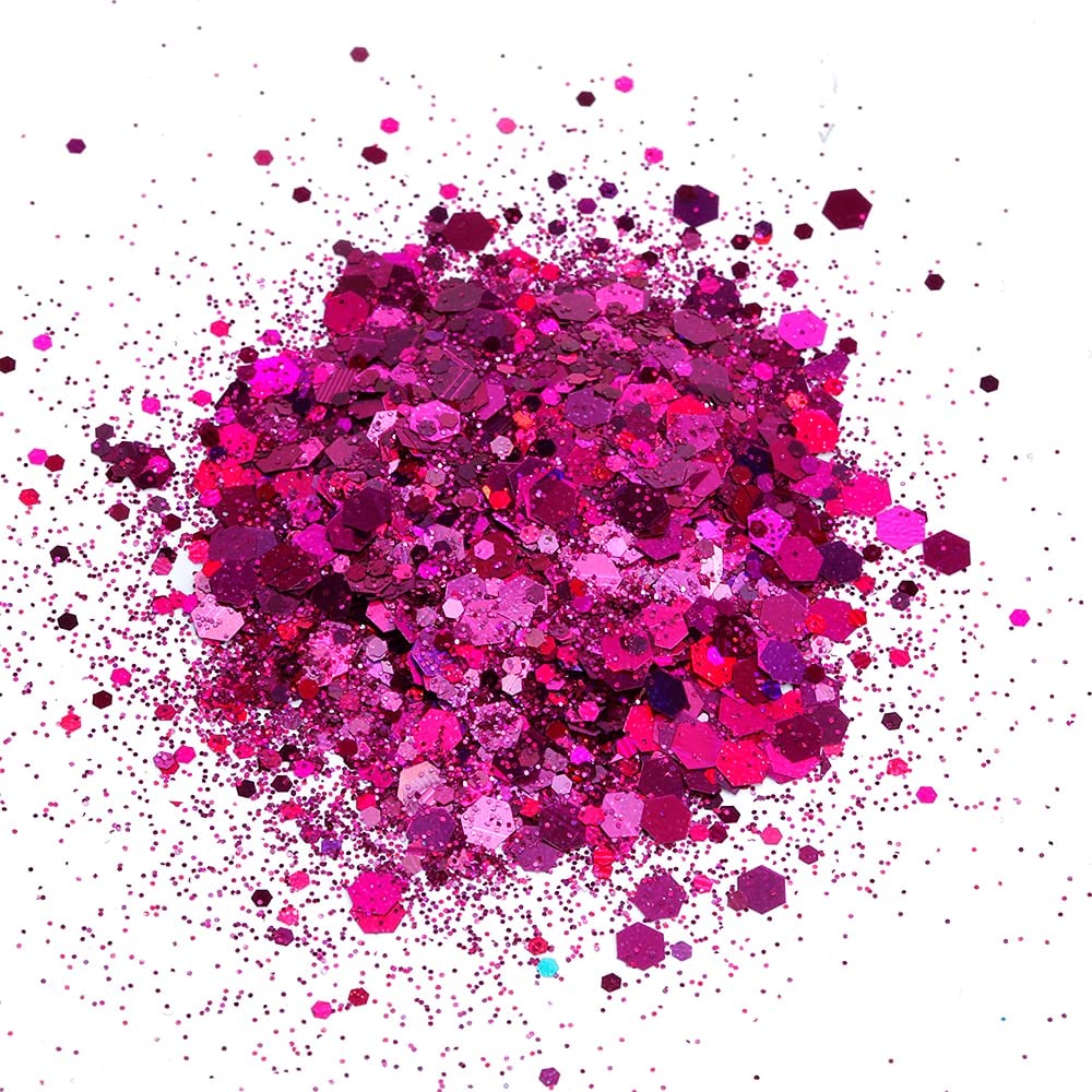 1kg 1000g Glitter in 30 Farben! Grob und fein für Nail Art Craft Mixed Holographic Mix Pailletten