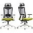 SIHOO Ergonomic Office Chair with Adjustable Lumbar Support and Armrests,Breathable Mesh Back and Padded Seat Desk Chair, Com