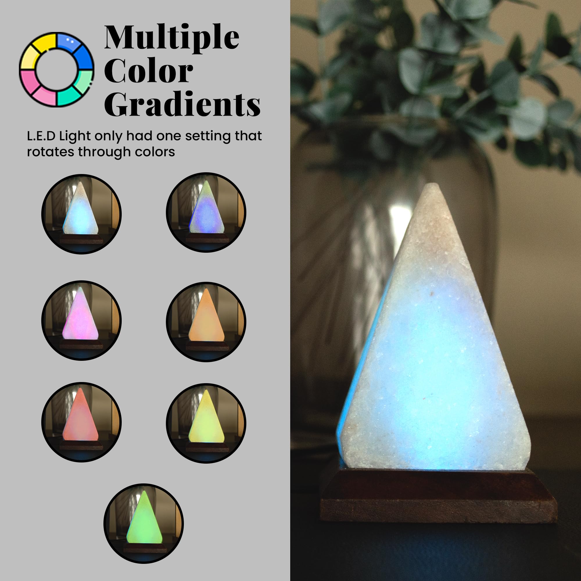 Amazon.com: POHS Himalayan USB Mini Salt Lamp, 7 Color Changing