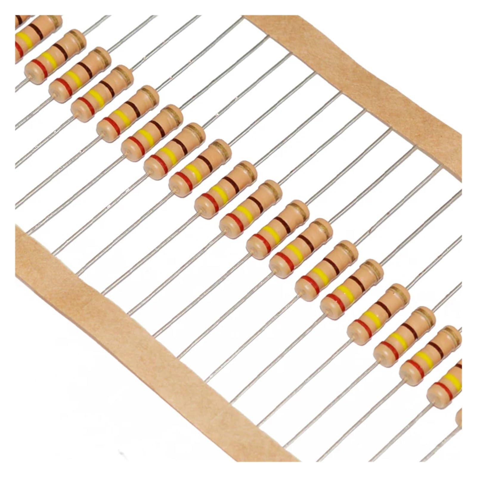 Résistance 220R 1W carbone pour remplacer un composant brûlé ou créer un circuit stable
