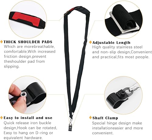 Miniatura 3 de 49-16-2722 Hombro para Milwaukee M18 Quik-lok Correa de hombro con EGO Power+ AP1500 EGO 56V Cortadora de cuerda, soplador de hojas, sistema de