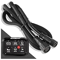 Vista 1 de Auxbeam Extensión de arnés de cableado de 8 pines de 3.94 pies para panel de interruptor Auxbeam de 6 vías BC60, controlador de interruptor GC60