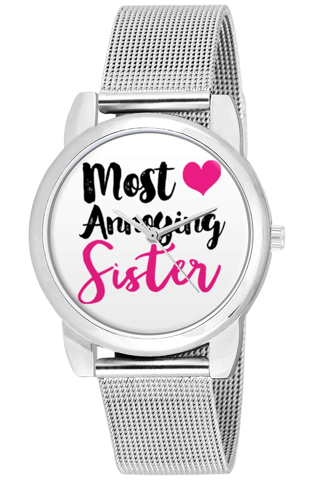 BIGOWL Rakhi Gifts for Sisters, Silver Chain Analog Womens Watch (B07HLQD1JW) Amazon Price History, Amazon Price Tracker