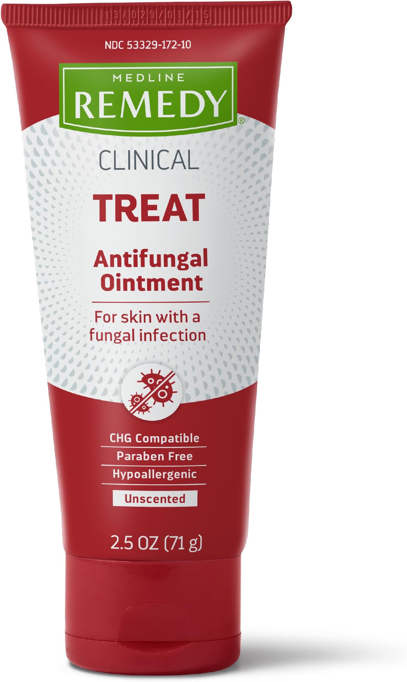 Clinical Antifungal Ointment, 2.5 oz., Effective Treatment for Athlete's Foot & Ringworm, Single Tube