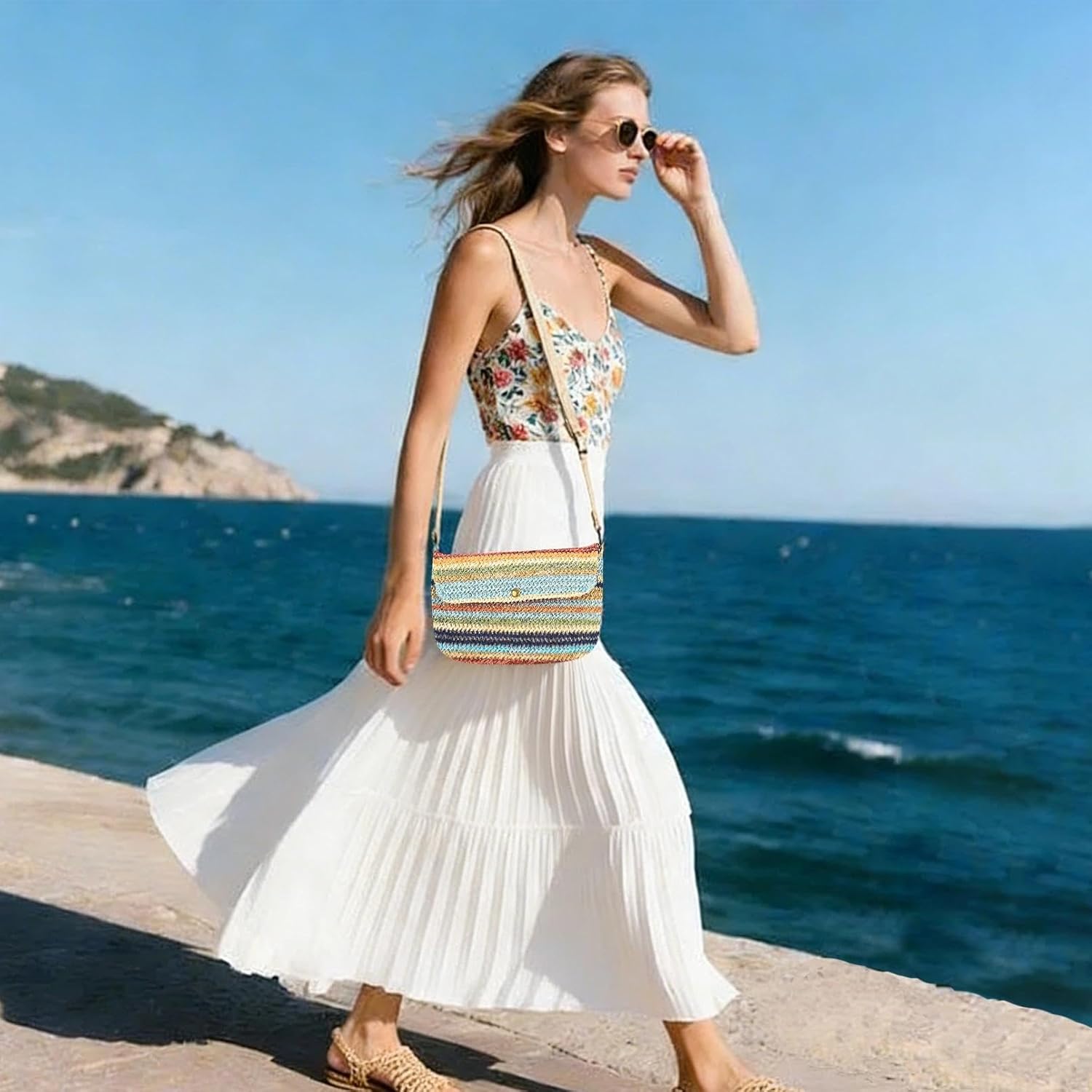 Crossbody Purse with Adjustable Strap - Image 2