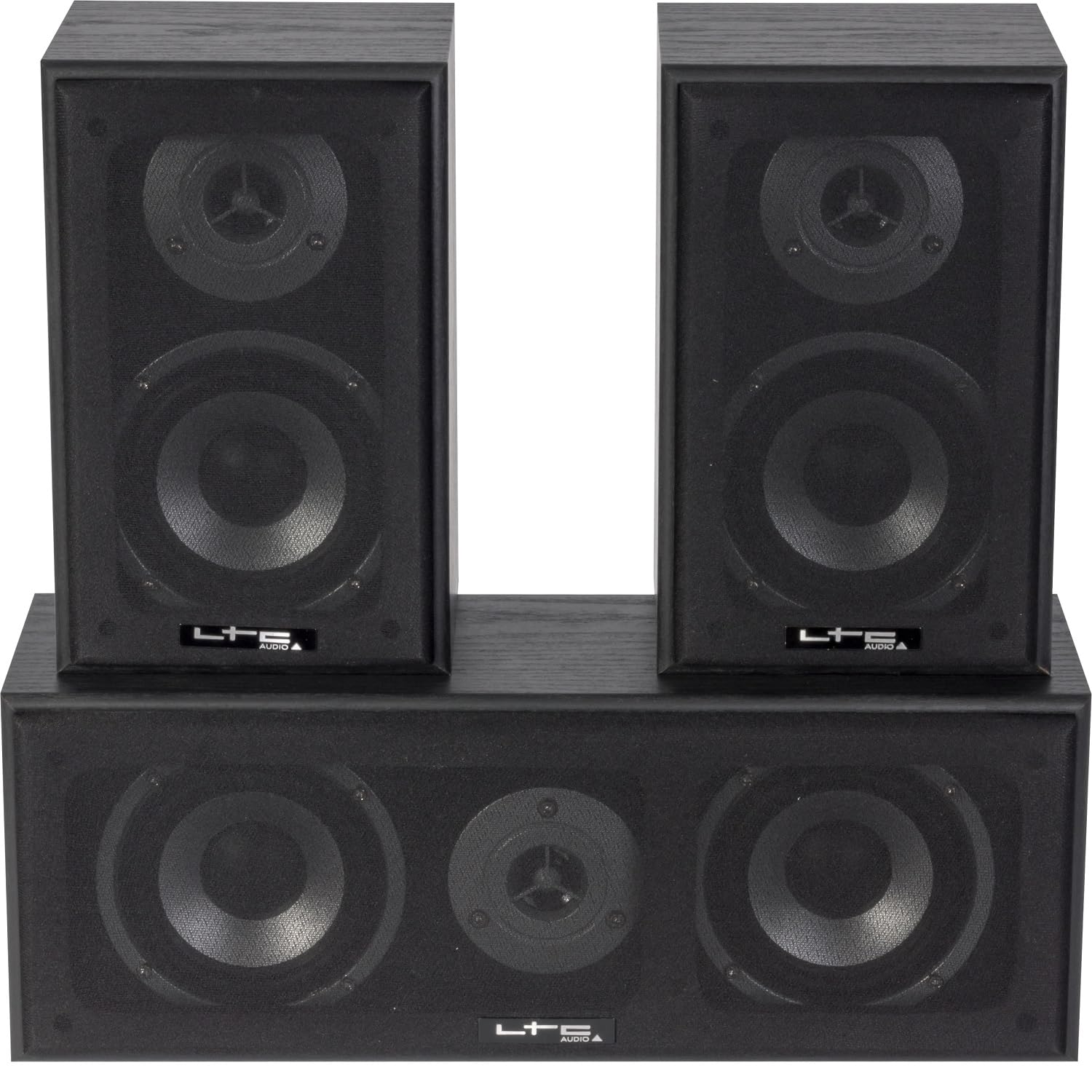 Lotronic E1004BL - Sistema Diffusori 5.1 Home Theatre Hi-Fi, 1150 Watt potenza maxima, Bass Reflex, Nero