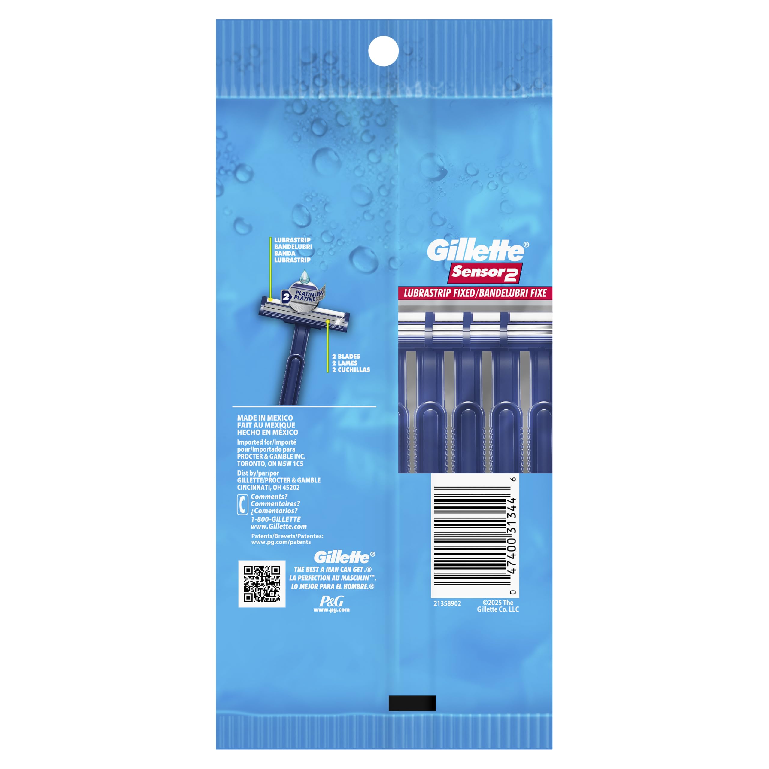 Gillette Sensor2 Razors - Smooth Shave -3 Gillette Sensor2 Razors - Smooth Shave -3
