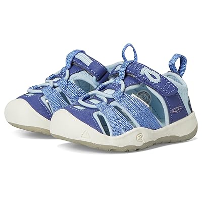 KEEN Kids Moxie Sandal (Toddler) Kids Shoes Skipper Blue/Pink A Boo