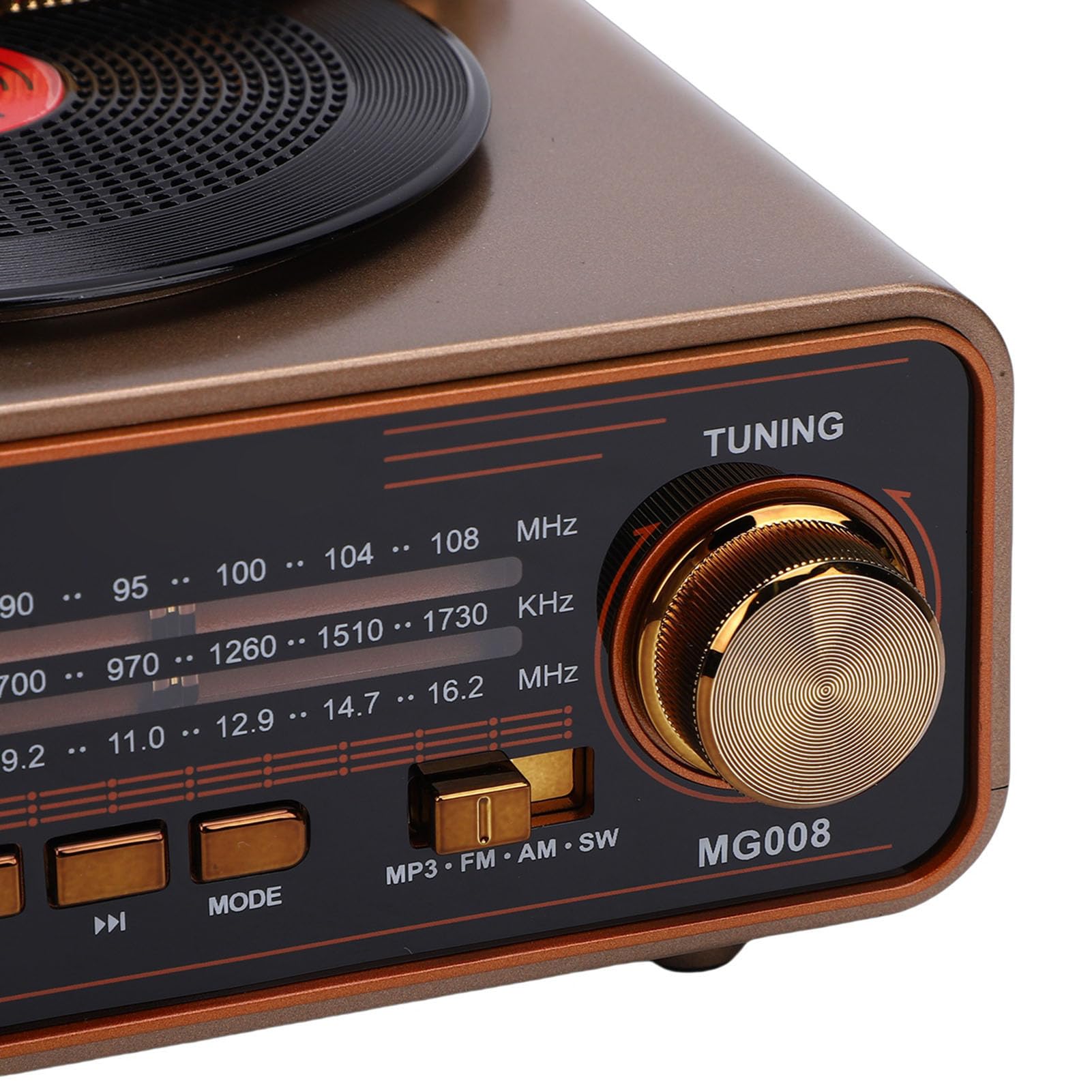 CHICIRIS Radio Retro con Altavoz Bluetooth, Am FM SW Portátil Recargable